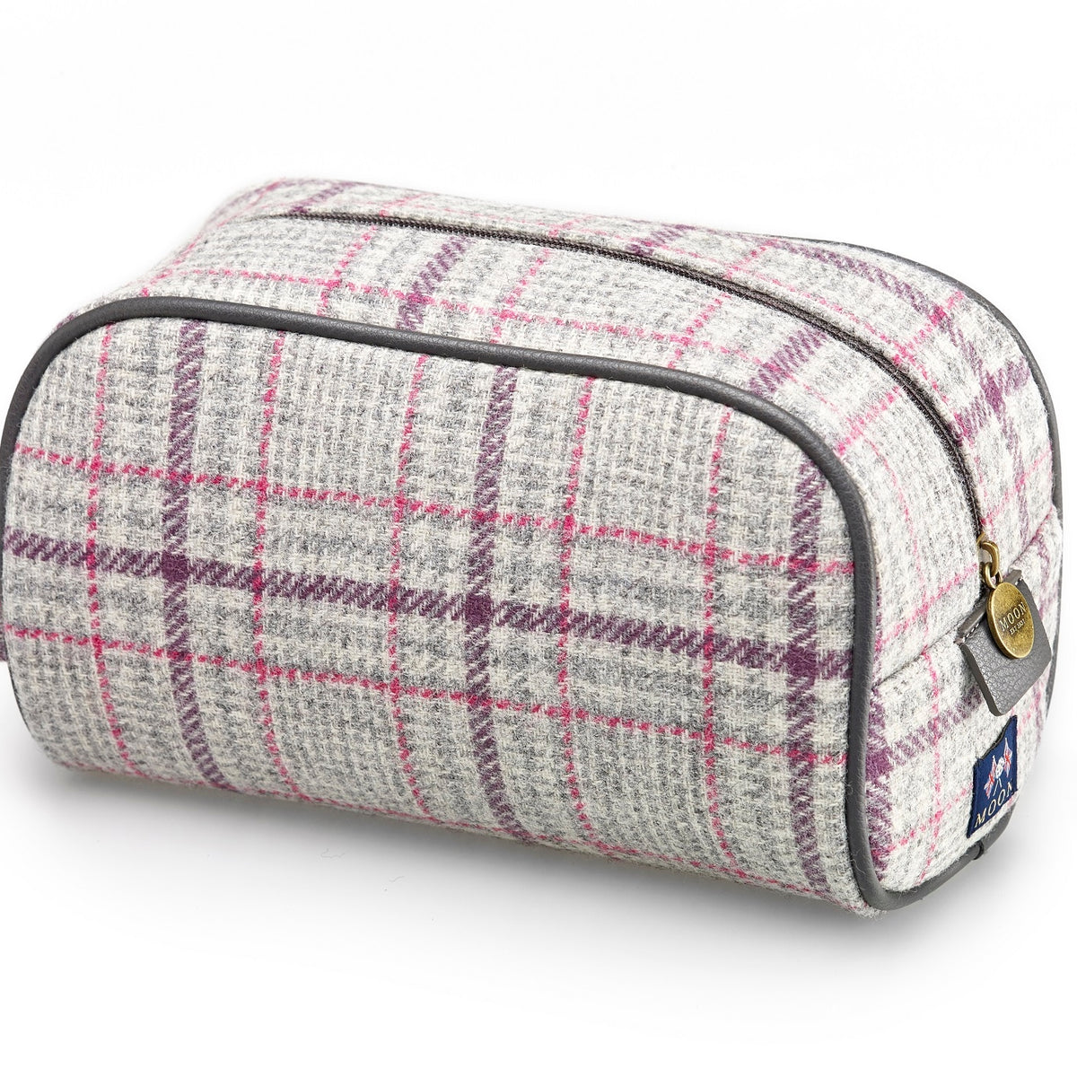 Bronte Moon Yorkshire Harris Tweed Wash Bag Confluence Running
