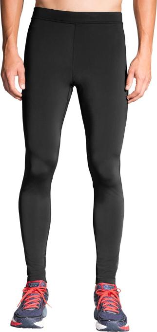 Men's Brooks Go To Tight. Black. Front view.