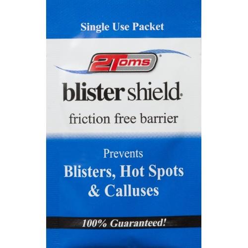 A single use packet of 2Toms blister shield.