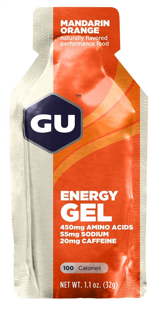 GU Energy Gel. Orange.