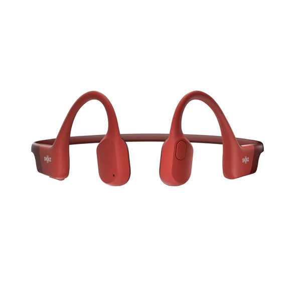 Shokz OpenRun Headphones Red.