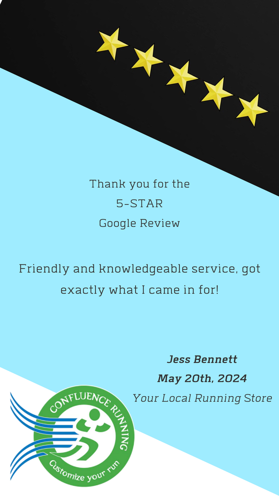 Celebrating 5-Star Review | May 20th, 2024 | Confluence Running, Johnson City running stores near me