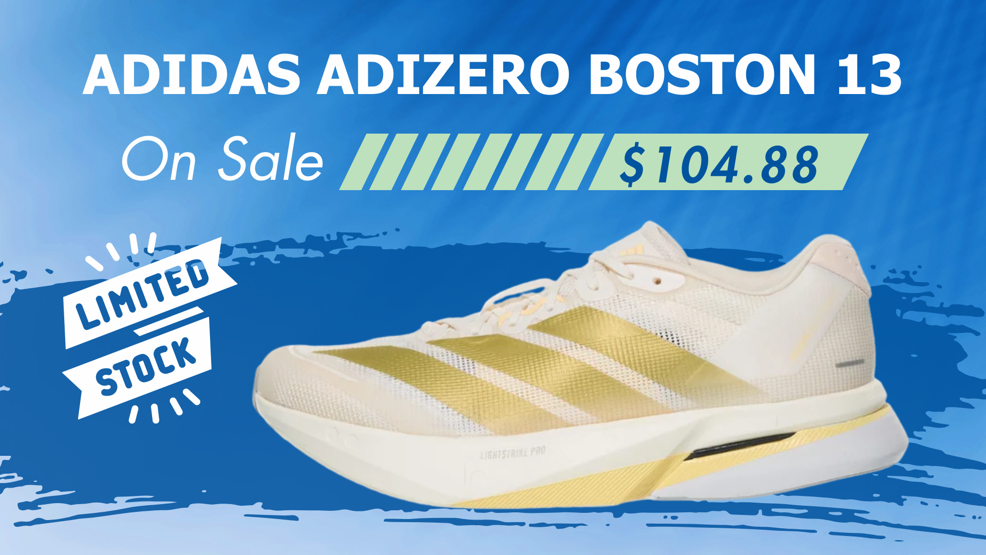 Adidas Adizero Boston 13 running shoe clearance at Confluence Running
