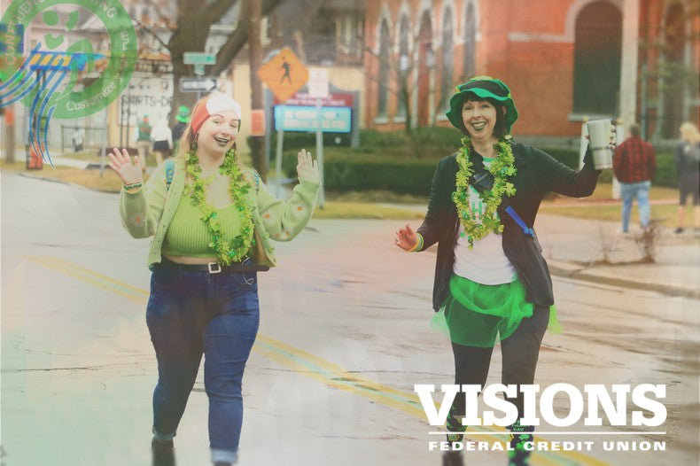 Jessica Bebel and Grace Merrill from Owego New York completing and walking the 2024 Belmar Parade Day Mile