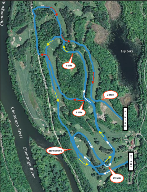 Chenango Valley State Park XC Cross Country Course - New York State Championship Course 33
