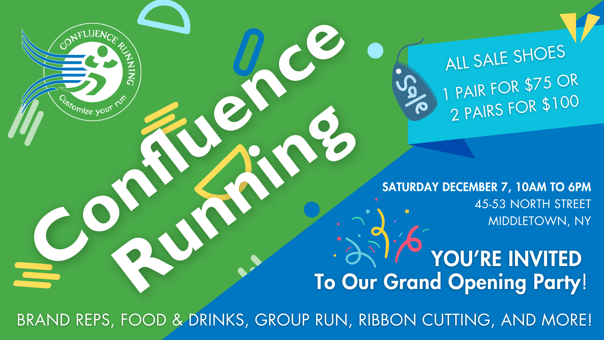 Hit the Ground Running: You're Invited to Confluence Running Hudson Valley's Grand Opening Party!