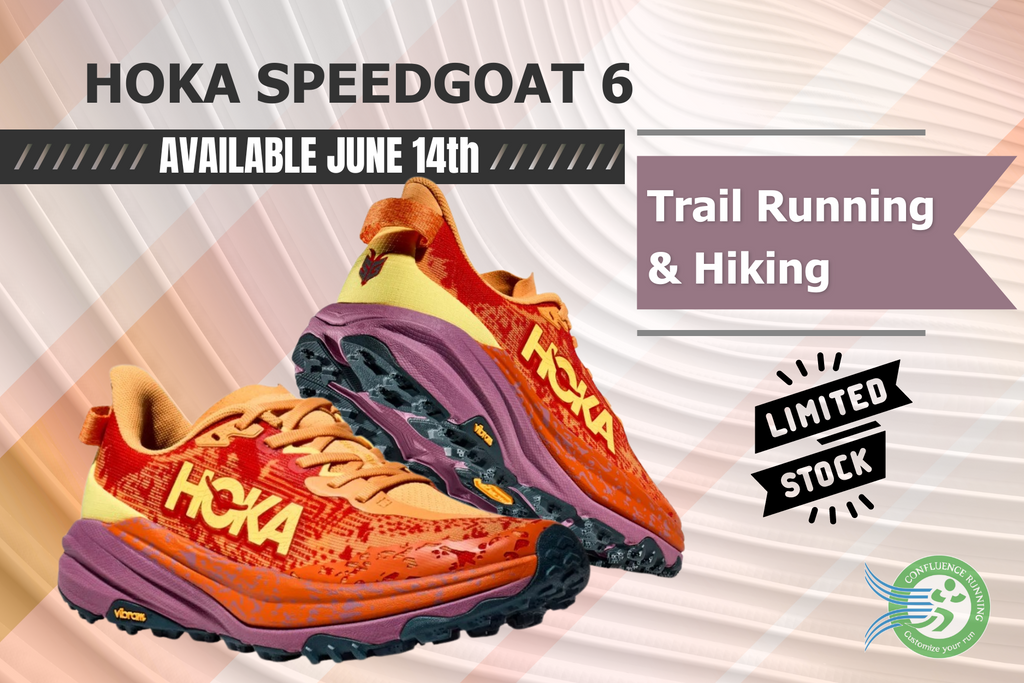 HOKA Speedgoat 6 release new colors released at a running store near you confluence running binghamton goshen watertown corning lake placid June 14th