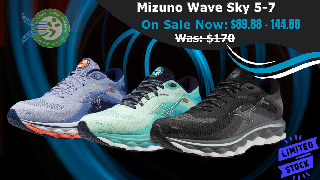 Mizuno Wave Sky 5 6 7 on clearance discount at a running store nearest you confluence running Mizuno Online Outlet Store