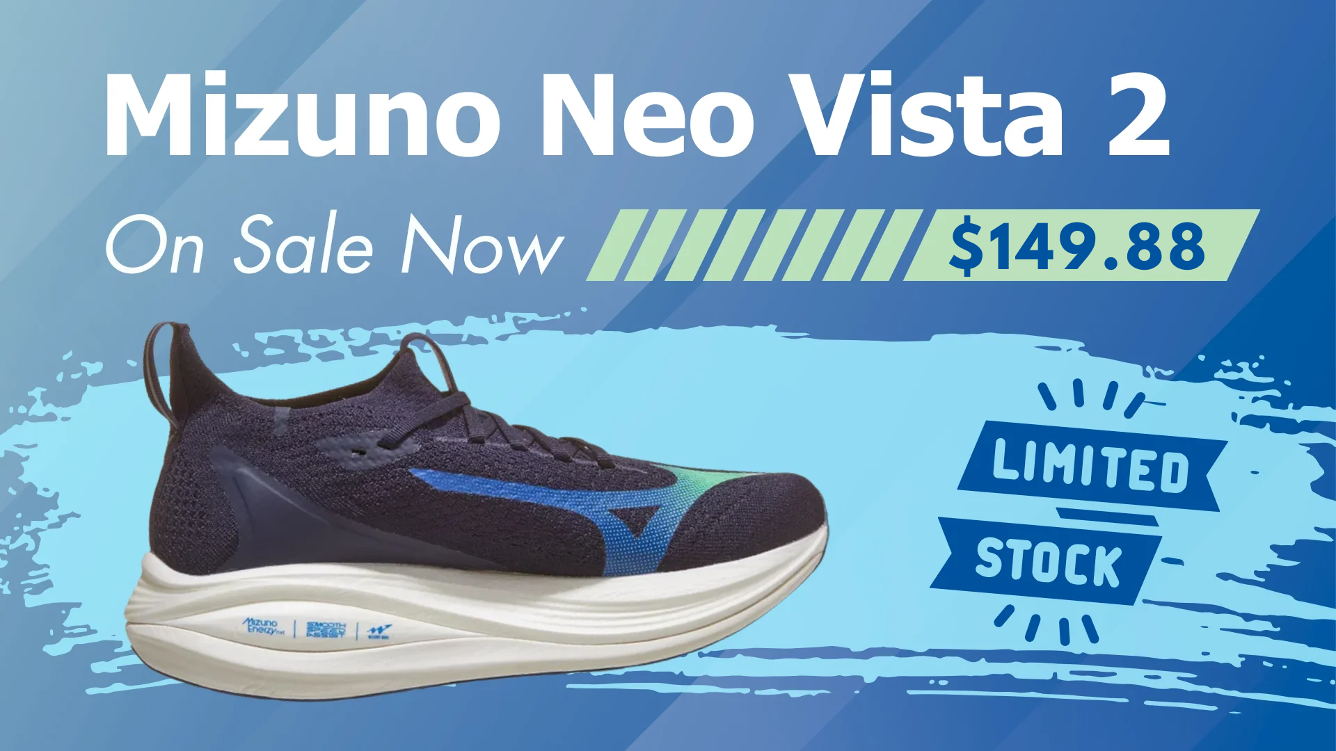 Mizuno Neo Vista 2 on Sale: High Cushion, Smooth Transitions, Responsive Ride