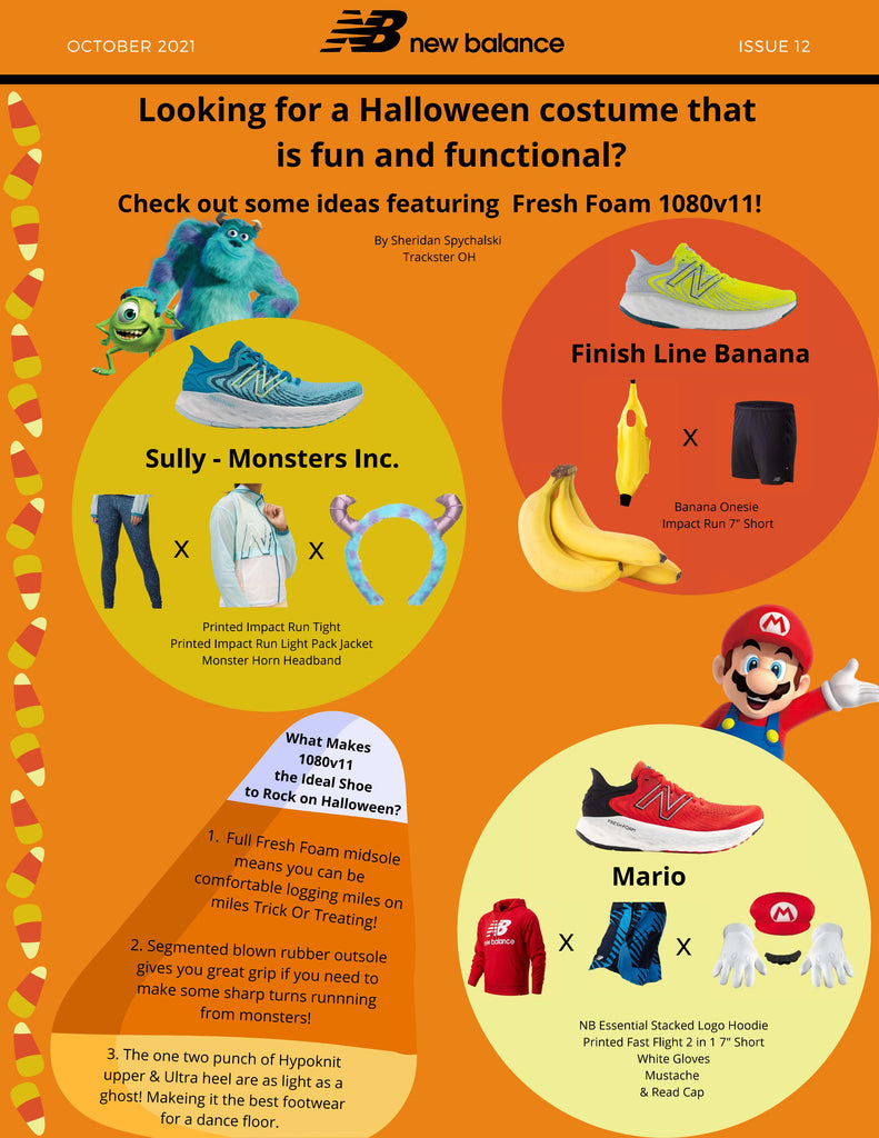 New Balance Halloween Costume Sully Mario Banana Monsters Inc Running