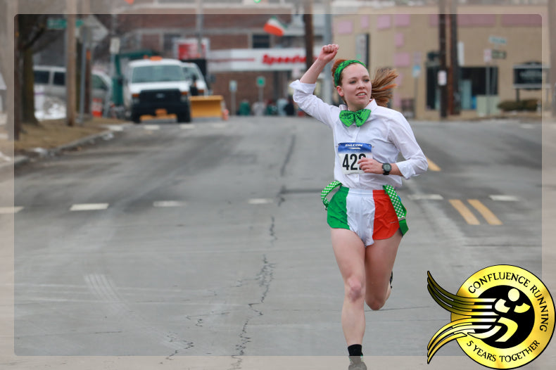 Megan at the Parade Day Mile Binghamton NY Elite Road Race