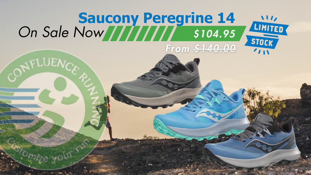 Saucony Peregrine 14 on Sale for $104.95 – Ultimate Trail Protection & Comfort!