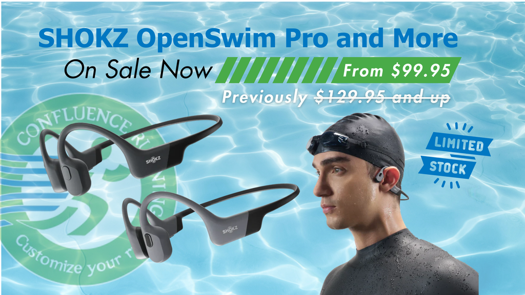 Shokz openrun, openswim pro, openrun pro, openfit clearance discount at a running store near you confluence running shokz online outlet store