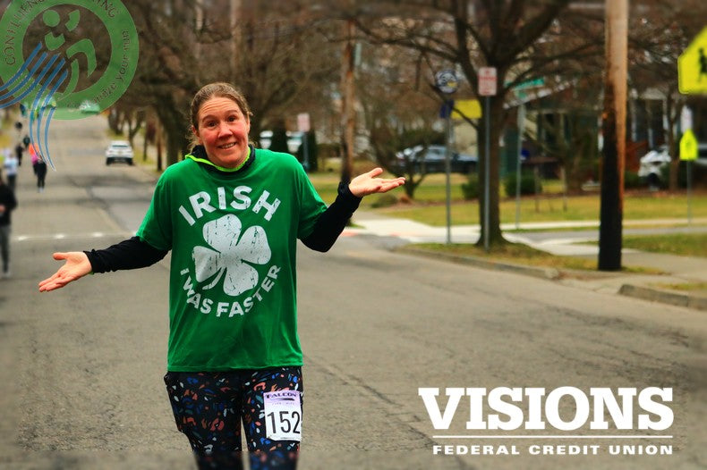 IRISH, I was faster running pun short story about the St Pat's 4 Miler Road Race 