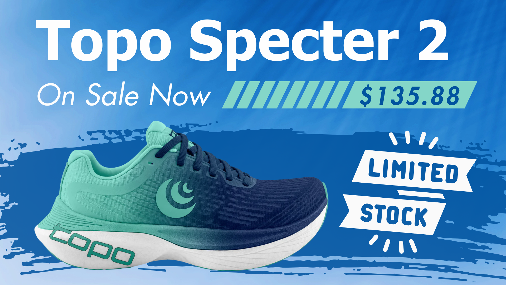 Topo Athletic Specter 2 performance running shoe sale at Confluence Running