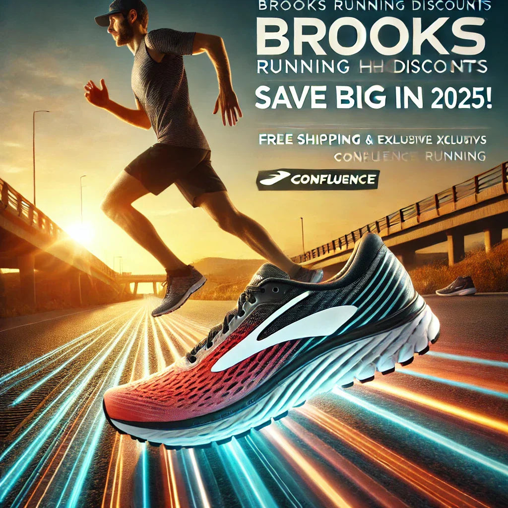 Brooks Running shoe sale 2025 featuring top models with DNA LOFT v3 cushioning and GuideRails support system. Save big with discounts and free shipping at Confluence Running.