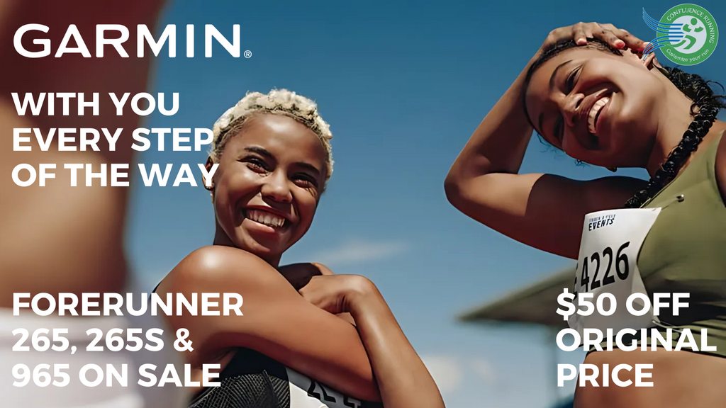Level Up Your Run: Save $50 on Garmin Forerunner 265, 265S, and 965 at Confluence Running