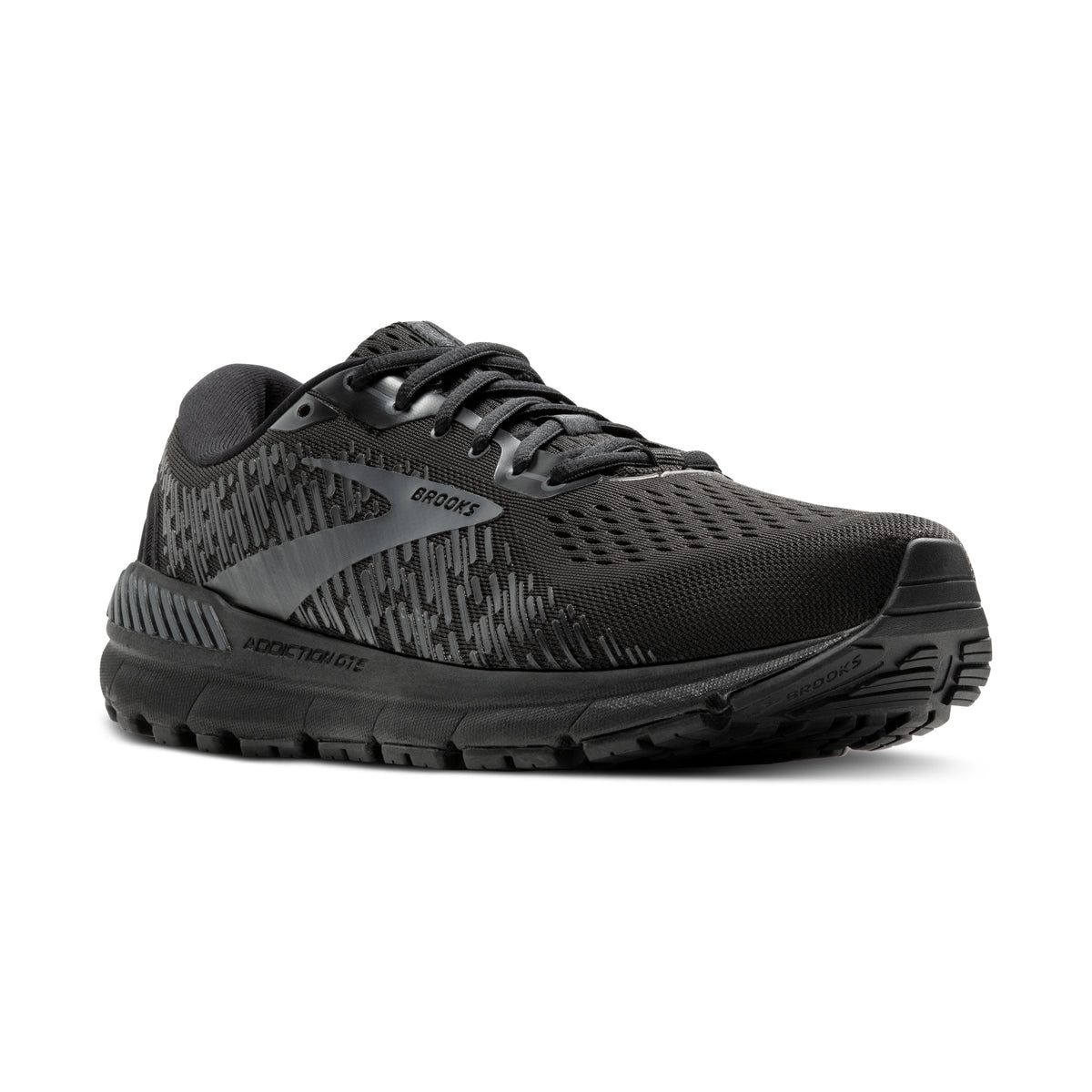Brooks Addiction GTS 15 men's running shoe in Black/Black/Ebony