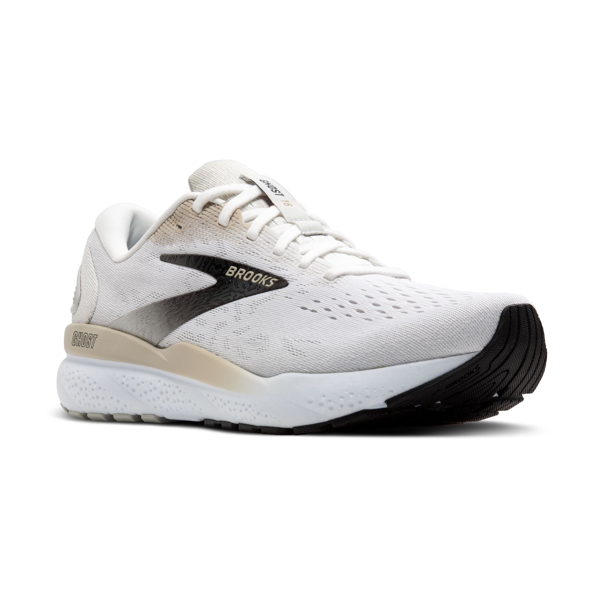 Brooks Ghost 16 Men\'s Size 9.5 White Coral Crimson Running Shoes 1104181D170 Brooks Men main image 4