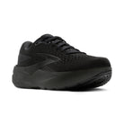 Men's Brooks Ghost Max 3. Black upper. Black midsole. Lateral view.