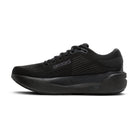 Men's Brooks Ghost Max 3. Black upper. Black midsole. Medial view.