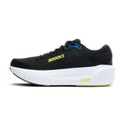 Men's Brooks Ghost Max 3 Black/Navy/Acid Lime medial view