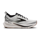 Brooks Glycerin 23 men's running shoe in White/Black/Gum, lateral view (image 2).