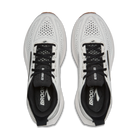 Brooks Glycerin 23 men's running shoe in White/Black/Gum, top view (image 4).