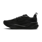 Men's Brooks Ghost Max 4. Black upper. Black midsole. Medial view.