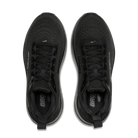 Men's Brooks Ghost Max 4. Black upper. Black midsole. Top view.