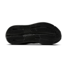 Men's Brooks Ghost Max 4. Black upper. Black midsole. Bottom view.