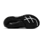 Brooks Glycerin GTS 23 men's stability running shoe in Black/Black/Ebony, bottom view (image 5).