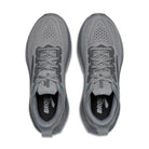 Brooks Glycerin GTS 23 men's stability running shoe in Grey/Blackened Pearl/Black, top view (image 4).