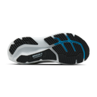 Brooks Glycerin GTS 23 men's stability running shoe in White/Rain/Baltic Sea, bottom view (image 5).