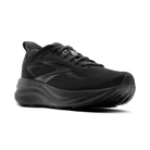 Men's Brooks Adrenaline GTS 26. Black upper. Black midsole. Lateral view.