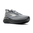 Men's Brooks Adrenaline GTS 26. Grey upper. Black midsole. Lateral view.