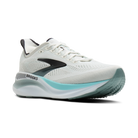 Men's Brooks Adrenaline GTS 26. White upper. White midsole. Lateral view.