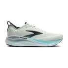 Men's Brooks Adrenaline GTS 26. White upper. White midsole. Lateral view.