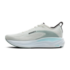 Men's Brooks Adrenaline GTS 26. White upper. White midsole. Medial view.