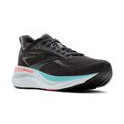 Men's Brooks Adrenaline GTS 26. Black upper. White midsole. Lateral view.