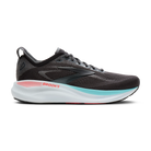 Men's Brooks Adrenaline GTS 26. Black upper. White midsole. Lateral view.