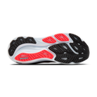 Men's Brooks Adrenaline GTS 26. Black upper. White midsole. Bottom view.