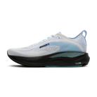 Men's Brooks Adrenaline GTS 26. White upper. Black midsole. Medial view.