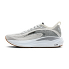 Men's Brooks Adrenaline GTS 26. White upper. White midsole. Medial view.