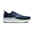 Men's Brooks Adrenaline GTS 26. Navy upper. White midsole. Lateral view.