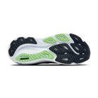 Men's Brooks Adrenaline GTS 26. Navy upper. White midsole. Bottom view.
