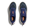 Men's Hoka Skyflow. Midnight Blue/Varsity Navy. Top view.