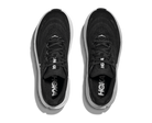 Men's HOKA Arahi 8 in Black/White, top view.