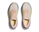 Women's HOKA Arahi 8 in Alabaster/Tangerine Glow, top view.