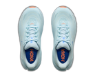 Women's Hoka Arahi 8. Light Blue upper. Light Blue midsole. Top view.
